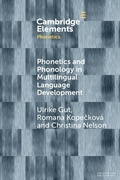 Cover: Phonetics and Phonology in Multilingual Language Development - Cambridge University Press