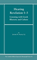Cover: Hearing Revelation 1-3 - Pickwick Publications