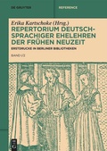 Cover: Erstdrucke in Berliner Bibliotheken - De Gruyter