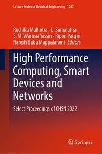 Enlarge image Cover: High Performance Computing, Smart Devices and Networks - Springer