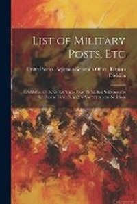 Enlarge image Cover: List of Military Posts, Etc - Legare Street Press