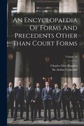 Cover: An Encyclopaedia Of Forms And Precedents Other Than Court Forms; Volume 16 - Legare Street Press