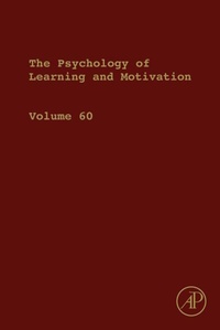 Enlarge image Cover: Psychology of Learning and Motivation - Academic Press