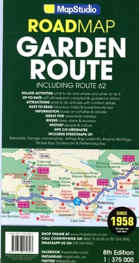 Abbildung von: Garden Route & Route 62 - Map Studio