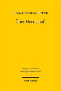 Abbildung von: Über Herrschaft - Mohr Siebeck