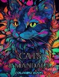 Cover: Cats with Mandalas - Adult Coloring Book. Beautiful Coloring Pages - Blurb