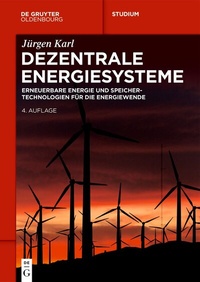 Abbildung von: Dezentrale Energiesysteme - De Gruyter Oldenbourg