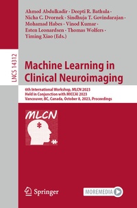 Abbildung von: Machine Learning in Clinical Neuroimaging - Springer