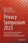 Cover: Privacy Symposium 2023 - Springer