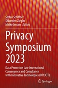 Cover: Privacy Symposium 2023 - Springer