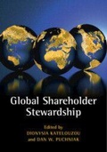 Cover: Global Shareholder Stewardship - Cambridge University Press