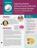 Cover: Supporting Students' Executive Function Skills in the Trauma-Sensitive Classroom - Brookes Publishing Co