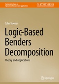 Cover: Logic-Based Benders Decomposition - Springer