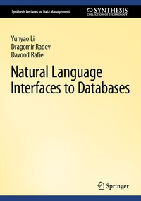 Enlarge image Cover: Natural Language Interfaces to Databases - Springer