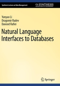 Enlarge image Cover: Natural Language Interfaces to Databases - Springer