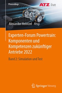 Abbildung von: Experten-Forum Powertrain: Komponenten und Kompetenzen zukünftiger Antriebe 2022 - Springer Vieweg
