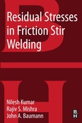 Cover: Residual Stresses in Friction Stir Welding - Butterworth-Heinemann