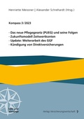 Cover: Das neue Pflegegesetz (PUEG) und seine Folgen, Zukunftsmodell Zeitwertkonten, Update: Weiterarbeit des GGF, K&uuml;ndigung von Direktversicherungen - VVW Verlag Versicherungswirtschaft