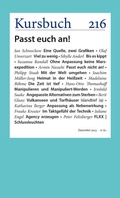 Cover: Kursbuch 216 - Kursbuch Kulturstiftung gGmbH