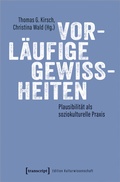 Cover: Vorl&auml;ufige Gewissheiten - transcript