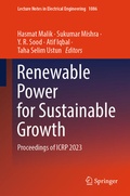 Cover: Renewable Power for Sustainable Growth - Springer