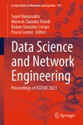 Cover: Data Science and Network Engineering - Springer