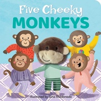 Enlarge image Cover: Finger Puppet Book - Five Cheeky Monkeys - Lake Press