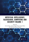 Cover: Artificial Intelligence, Blockchain, Computing and Security Volume 1 - Taylor & Francis
