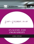 Cover: Analysis and Probability - Elsevier