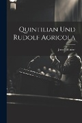 Cover: Quintilian Und Rudolf Agricola - Legare Street Press
