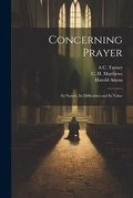 Cover: Concerning Prayer - Legare Street Press
