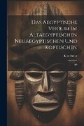 Cover: Das aegyptische Verbum im altaegyptischen neuaegyptischen und koptischen - Legare Street Press