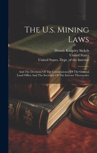 Bild: The U.s. Mining Laws - Legare Street Press