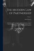 Cover: The Modern Law of Partnership - Legare Street Press