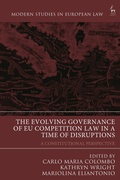 Cover: The Evolving Governance of EU Competition Law in a Time of Disruptions - Hart Publishing