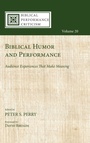 Cover: Biblical Humor and Performance - Cascade Books