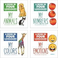 Enlarge image Cover: School & Library a Book in Four Languages Read-Along Series - Sunbird Books