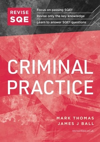 Abbildung von: Revise SQE Criminal Practice - Fink Publishing Ltd
