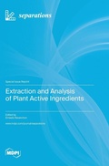 Cover: Extraction and Analysis of Plant Active Ingredients - MDPI AG