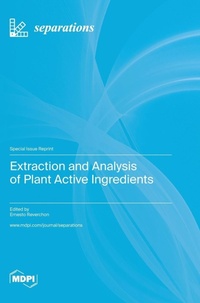 Enlarge image Cover: Extraction and Analysis of Plant Active Ingredients - MDPI AG