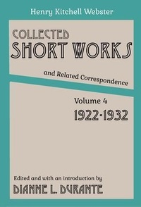 Enlarge image Cover: Collected Short Works and Related Correspondence Vol. 4 - Dianne L. Durante