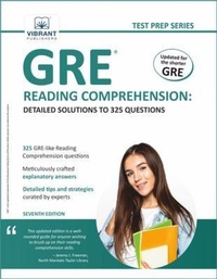 Enlarge image Cover: GRE Reading Comprehension: Detailed Solutions to 325 Questions - De Gruyter
