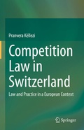 Cover: Competition Law in Switzerland - Springer