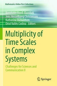 Enlarge image Cover: Multiplicity of Time Scales in Complex Systems - Springer