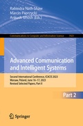 Cover: Advanced Communication and Intelligent Systems - Springer