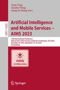 Cover: Artificial Intelligence and Mobile Services - AIMS 2023 - Springer