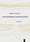 Cover: innen br&ouml;ckelt die unerh&ouml;rte schicht - Poetenladen