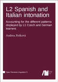 Cover: L2 Spanish and Italian intonation - Language Science Press