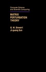 Cover: Matrix Perturbation Theory - Academic Press