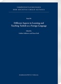 Cover: Different Aspects in Learning and Teaching Turkish as a Foreign Language - Harrassowitz Verlag